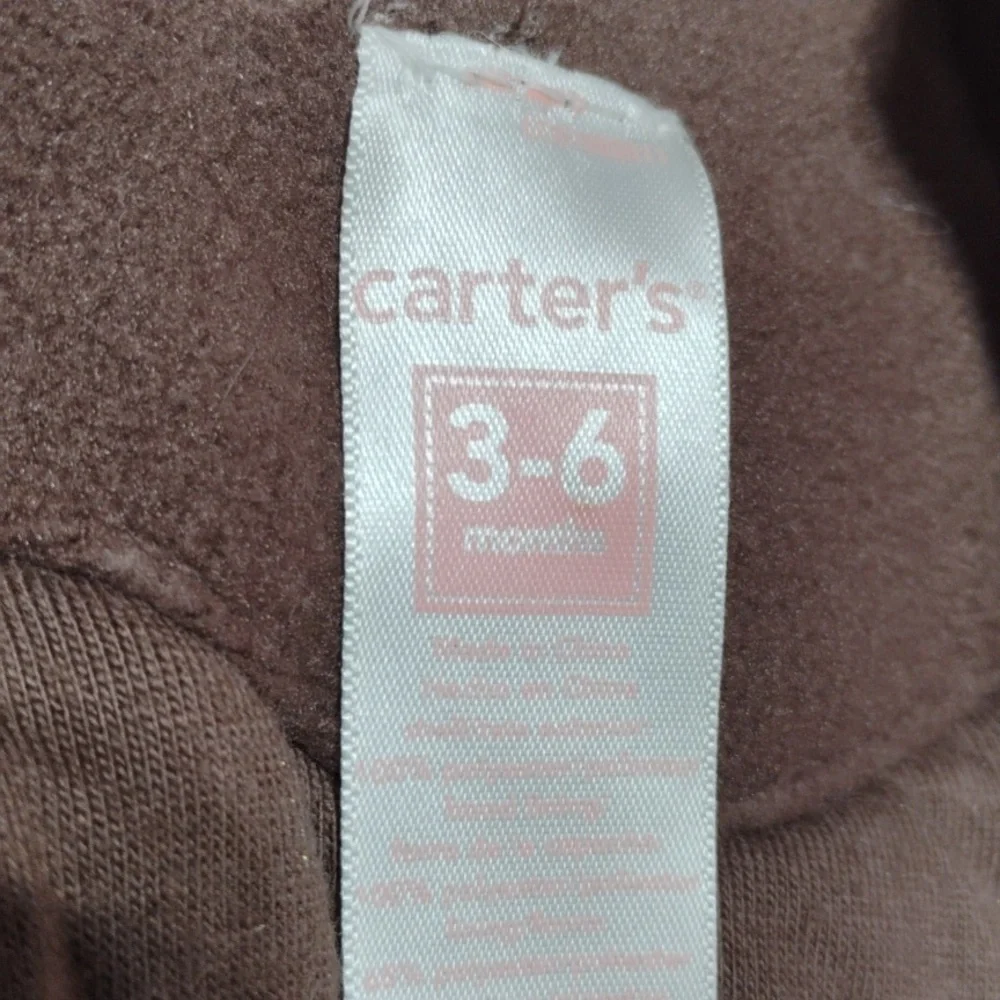 Carter's double zipper insulated jacket